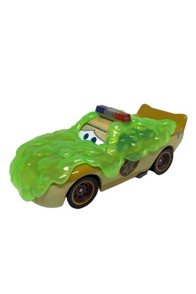 Disney Pixar Cars Tekli Karakter Araçlar Lightning McQueen Deputy Hazard DXV29 HTX87 - Resim 2