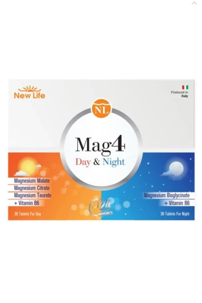 New Life Mag 4 Day 30 Tablet  Night 30 Tablet ürün görseli