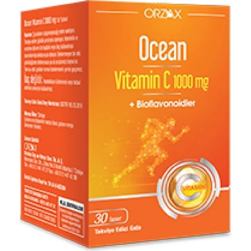 Ocean Vitamin C 1000 mg 30 Tablet ürün görseli