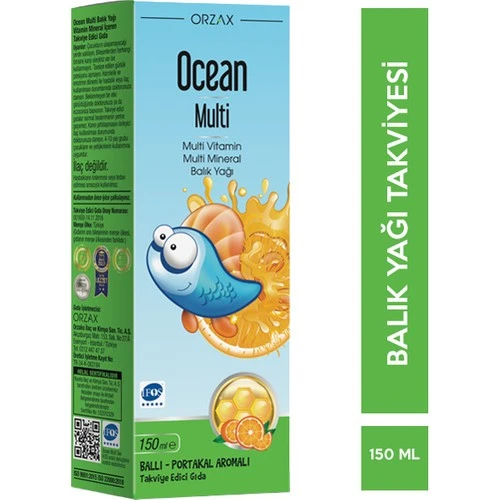 Ocean Multi Şurup (Ballı Portakal Konsantreli) 150 ml - Resim 2