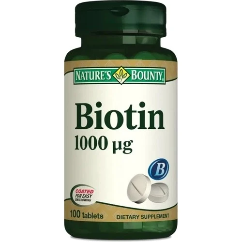 Natures Bounty Biotin 1000 ug 100 Tablet ürün görseli