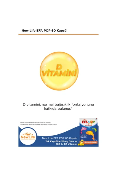 New Life EFA-Pop 60 Kapsül - Resim 3