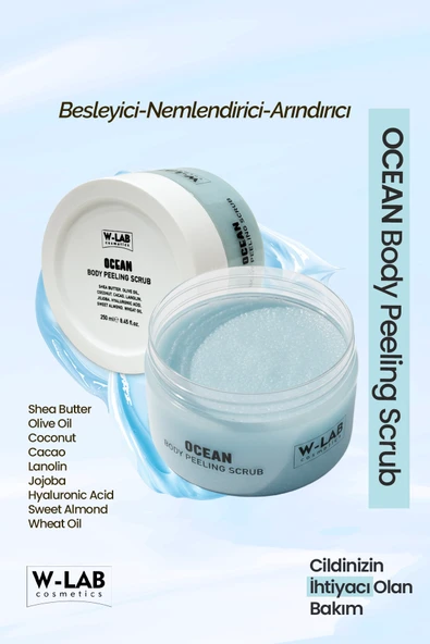W-Lab Kozmetik Ocean Body Peeling Scrub 250 Ml ürün görseli 1