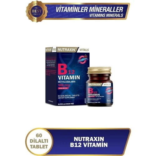 Nutraxin B12 Vitamin 60 Tablet ürün görseli
