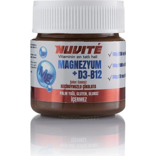 Nuvite Magnezyum D3 B12 200 gr ürün görseli