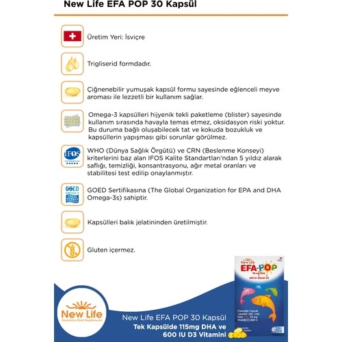 New Life EFA-Pop 30 Kapsül - Resim 3