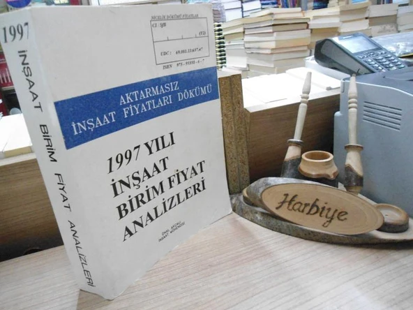 1997 YILI İNŞAAT VE TESİSAT BİRİM FİYATLARI ürün görseli