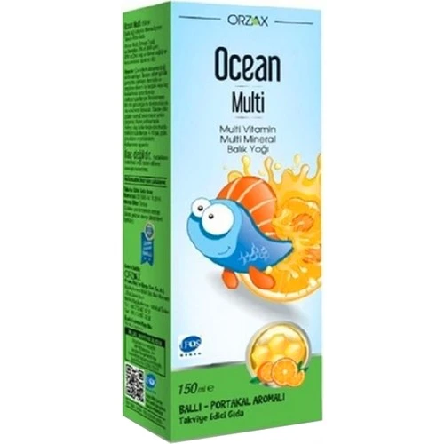 Ocean Multi Şurup (Ballı Portakal Konsantreli) 150 ml ürün görseli