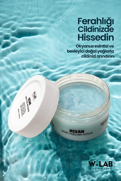 W-Lab Kozmetik Ocean Body Peeling Scrub 250 Ml - Resim 4