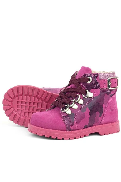 Rakerplus Griffon Hakiki Deri Pembe Kamuflaj Bebek Bot - Resim 6