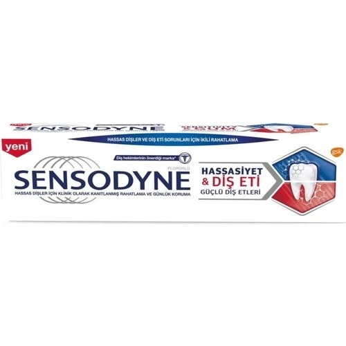 Sensodyne Hassasiyet  Dis Eti Beyazlatici Dis Macunu 75 ml ürün görseli
