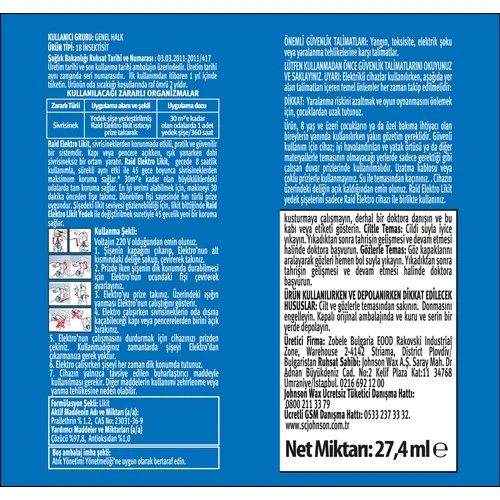 Raid Electro Likit Yedek 35 ml - Resim 3