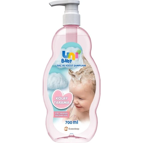 Uni Baby Boyasız Şampuan Kolay Tarama 700 ml - Resim 2