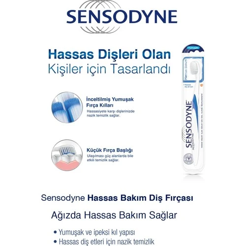 Sensodyne Gentle Hassas Bakım Diş Fırçası Yumuşak - Resim 2