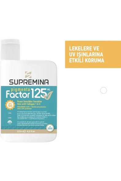 Supremina Pigmenta SPF50+ Factor 125ml ürün görseli