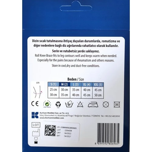 Roll Dizlik Small - Siyah - Resim 2