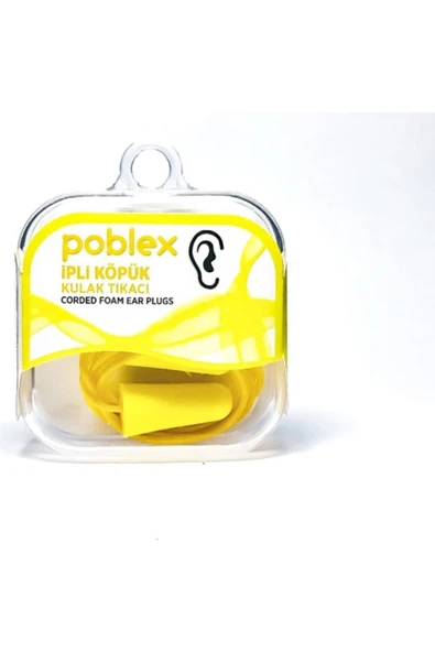 Poblex İpli Köpük Kulak Tıkacı - Resim 3