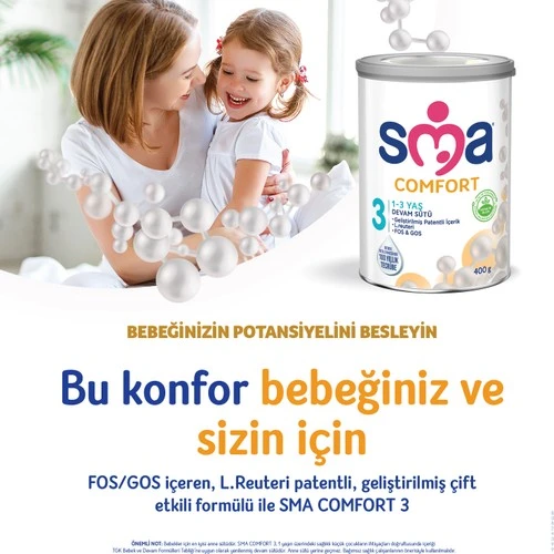SMA Comfort 3 Devam Sütü 400 gr - Resim 2