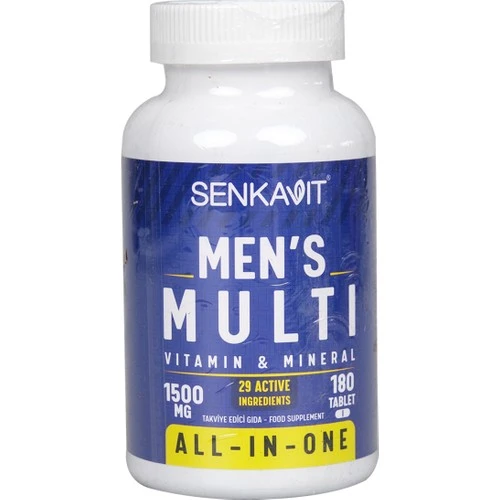 Senkavit Mens Multivitamin ve Multimineral Complex 180 Tablet ürün görseli
