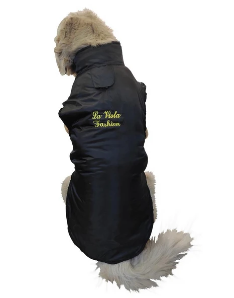 La Vista Lüx Büyük Köpek Yağmurluk Large BOYU:85cm - ENİ:105cm SİYAH ürün görseli 1