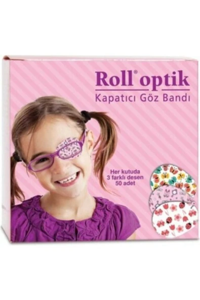 Roll Optik Kapatıcı Göz Bandı Kız 50li ürün görseli