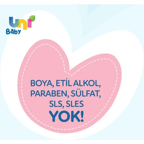 Uni Baby Boyasız Şampuan Kolay Tarama 700 ml - Resim 8