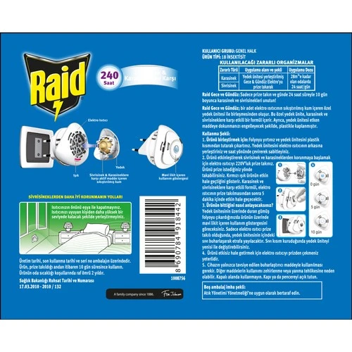 Raid Gece  Gündüz Sistem 2,2 g - Resim 3