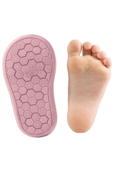 Rakerplus Yoohoo Hakiki Deri Nar Çiçeği Pembe Cırtlı Kız Bebek Bot - Resim 10