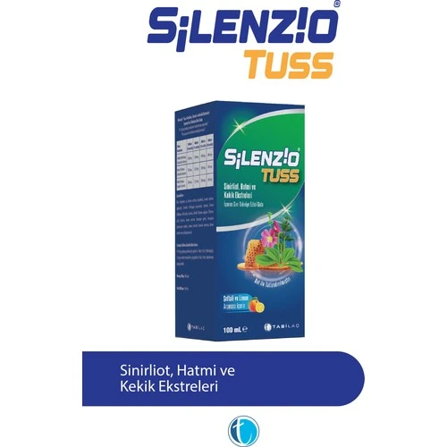 Silenzio Tuss Sıvı Takviye Edici Gıda 100 ml ürün görseli