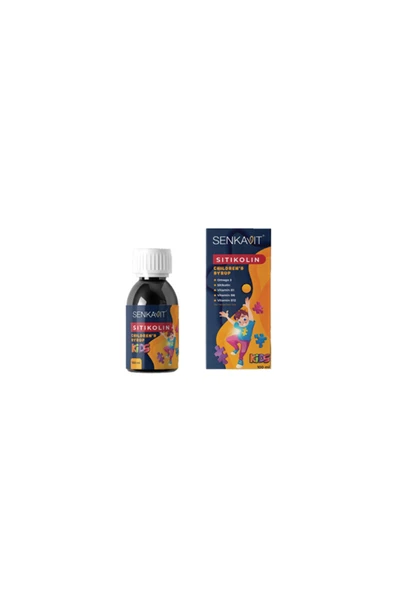 Senkavit Kids Sitikolin + Omega 3 + Vitamin B1 B6 B12 İçeren 100 ml Şurup - Resim 2