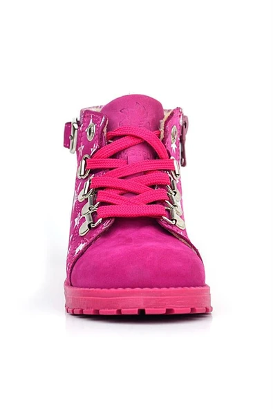 Rakerplus Griffon Hakiki Deri Fuşya Pembe Bebek Bot - Resim 3
