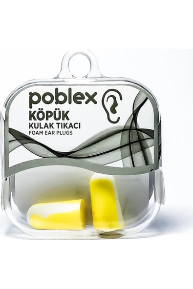 Poblex İpli Köpük Kulak Tıkacı ürün görseli