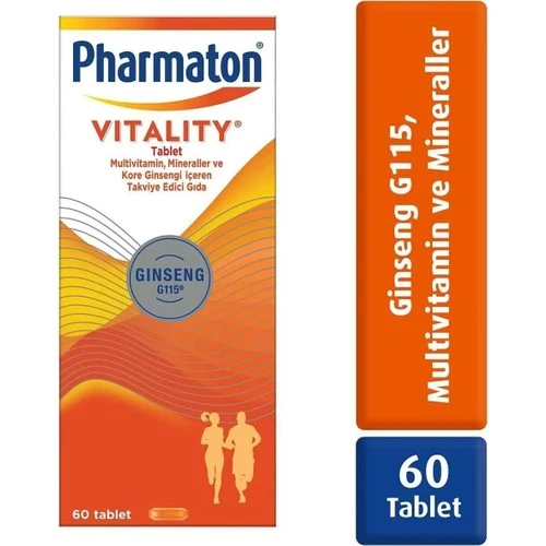 Pharmaton Vitality 60 Tablet ürün görseli