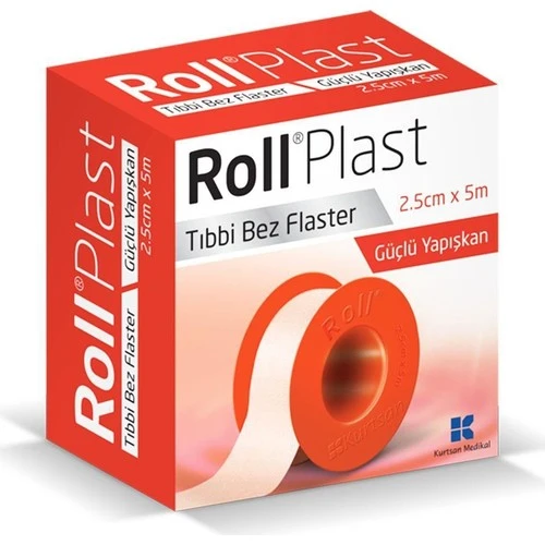 Roll Plast Tıbbi Flaster 2,5 cm x 5 m ürün görseli