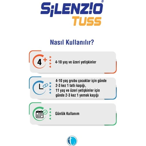 Silenzio Tuss Sıvı Takviye Edici Gıda 100 ml - Resim 4