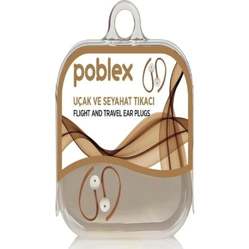 Poblex Uçak ve Seyahat Tıkacı ürün görseli