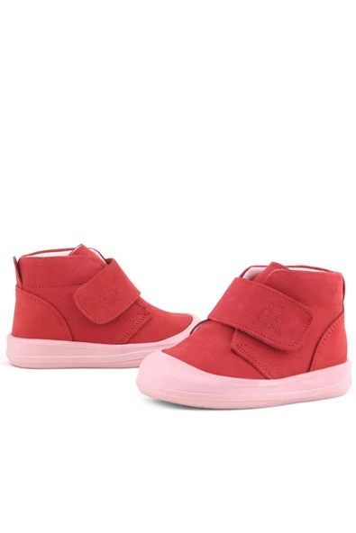 Rakerplus Yoohoo Hakiki Deri Nar Çiçeği Pembe Cırtlı Kız Bebek Bot - Resim 8