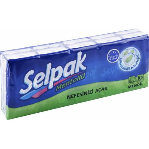 Selpak Mendil Mentollü 10lu ürün görseli