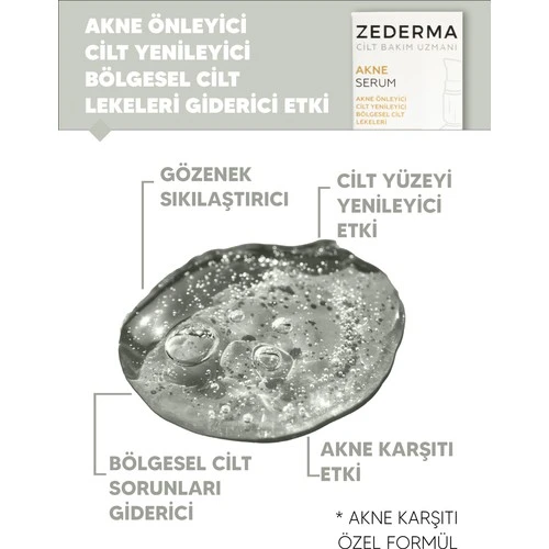 Zederma Akne Karşıtı Serum 30 ml - Resim 2