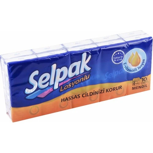 Selpak Losyonlu Mendil 10lu ürün görseli