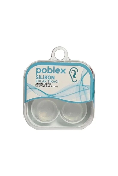 Poblex Antialerjik Silikon 2'li Kulak Tıkacı ürün görseli