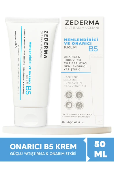 Zederma Nemlendirici Onarıcı ve Koruyucu B5 Cilt Bakım Kremi 50 ml ürün görseli