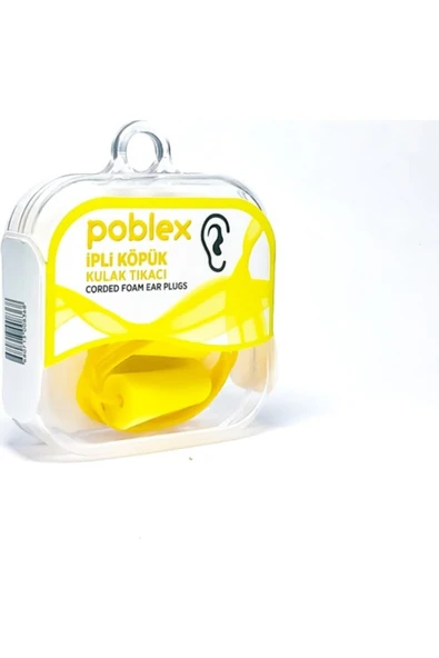 Poblex İpli Köpük Kulak Tıkacı - Resim 4