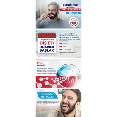 Parodontax Diş Eti Hassasiyet Ferahlık Diş Macunu 75 ml - Resim 7
