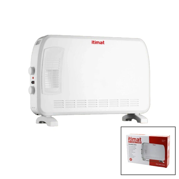 İTİMAT CH-2020B BÜYÜK BOY KONVEKTÖR ISITICI - SOBA ELEKTRİKLİ TURBO ISITMA 3-KADEME ISI AYARLANABİLİR TERMOSTAT=750-1250-2000W (5314) ürün görseli