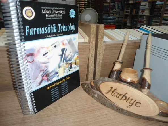 FARMASÖTİK TEKNOLOJİ - DENEYSEL UYGULAMALAR KİTABI ürün görseli