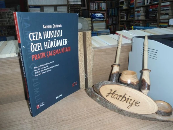 TAMAMI ÇÖZÜMLÜ CEZA HUKUKU ÖZEL HÜKÜMLER PRATİK ÇALIŞMA KİTABI ürün görseli