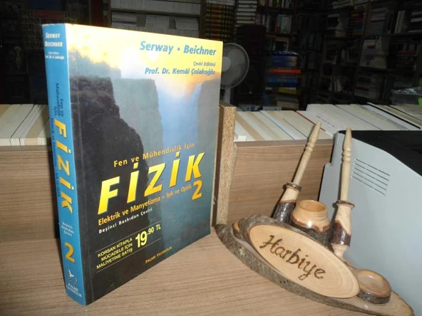 FEN VE MÜHENDİSLİK İÇİN FİZİK 2 ELEKTRİK VE MANYETİZMA - IŞIK VE OPTİK (5 .BASKIDAN ÇEVİRİ) ürün görseli