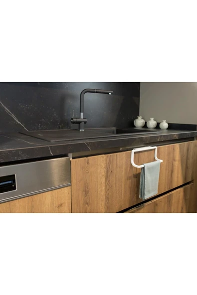 Prima Nova Mutfak Banyo Havlu Askısı-beyaz - Resim 2