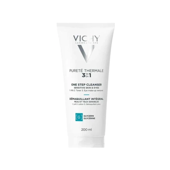 Vichy Purete Thermale 3 in 1 Temizleyici  200 Ml -SKT:07/2026 ürün görseli 1